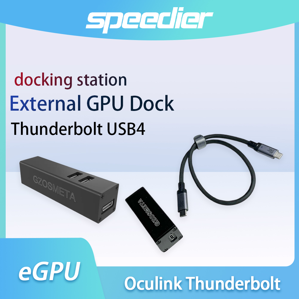 Oculink Egpu Dock Graphics Card - Adattatore Oculink Thunderbolt USB4 per Laptop,