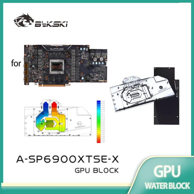 Rx 6900 Xt 16Gb - Bykski GPU Blocco Acqua per SAPPHIRE