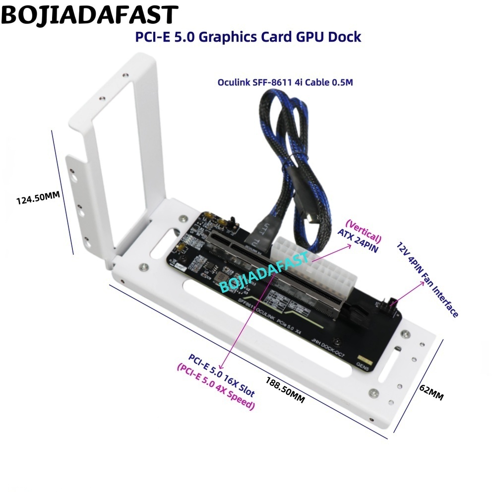 Scheda Grafica Esterna PCI-E 5 - Oculink Egpu Dock Graphics Card recensione e prezzo