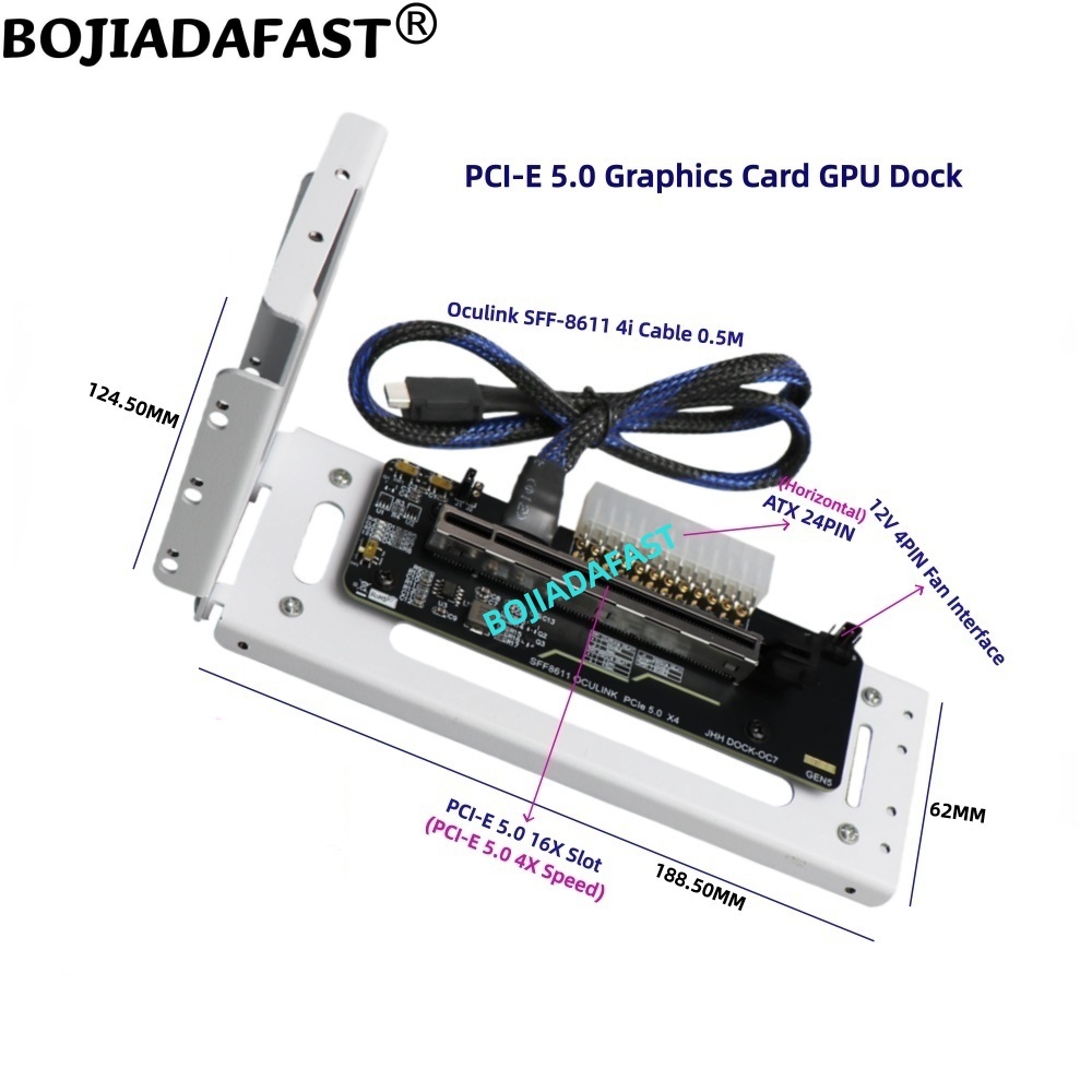 Scheda Grafica Esterna PCI-E 5 - Oculink Egpu Dock Graphics Card recensione e prezzo