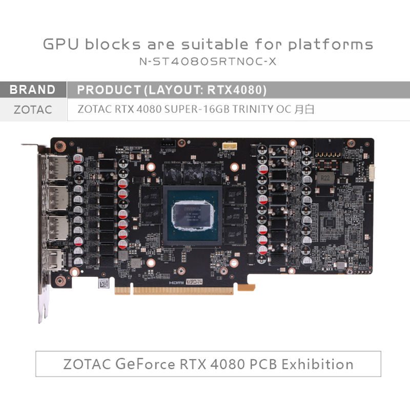 Bykski N-ST4080SRTNOC-X Blocco - Rtx 4080 Super 16Gb recensione e prezzo