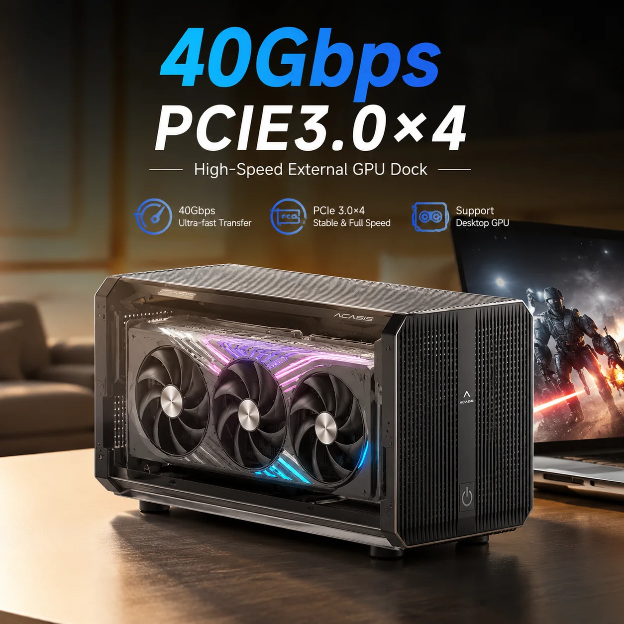 Acasis Enclosure eGPU 40Gbps c - Thunderbolt 4 External Gpu Enclosure recensione e prezzo