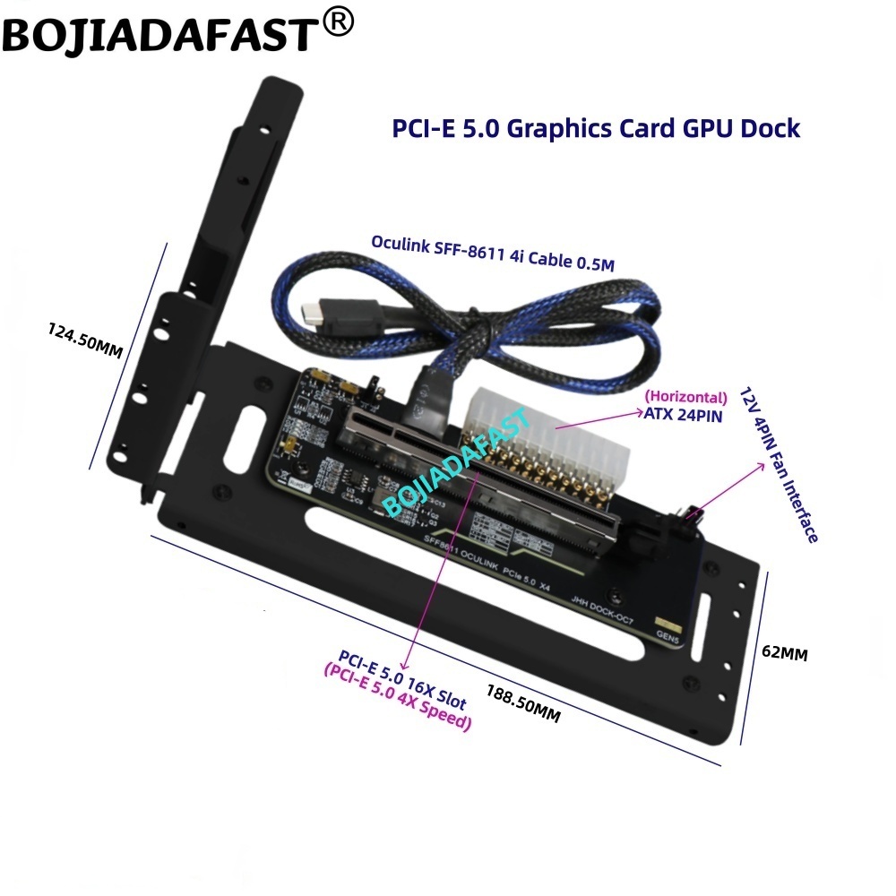 Scheda Adattatore PCI-E 5.0 16 - Oculink Egpu Dock Graphics Card recensione e prezzo