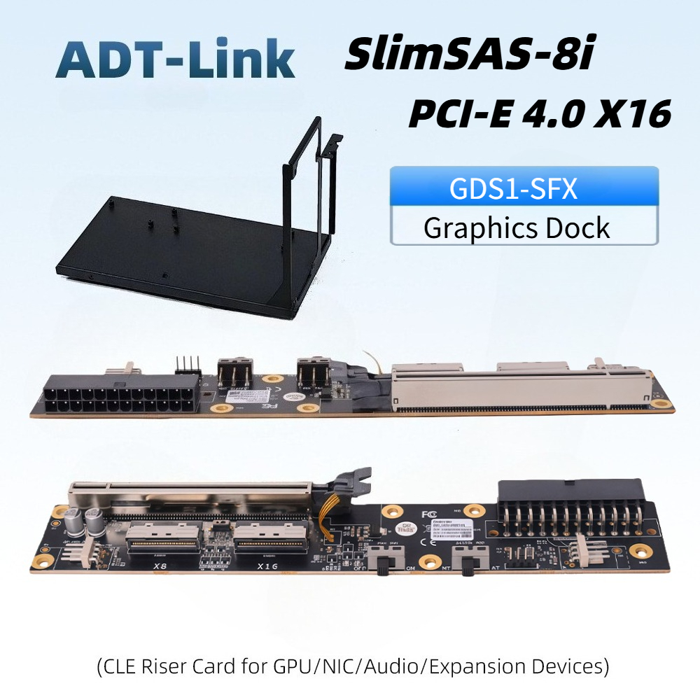 Dock Grafico Dual SlimSAS 8i p - Oculink Egpu Dock Graphics Card recensione e prezzo